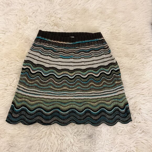 Missoni Metallic Knit Wave Skirt – Size 4 (S/XS) - Picture 1 of 8